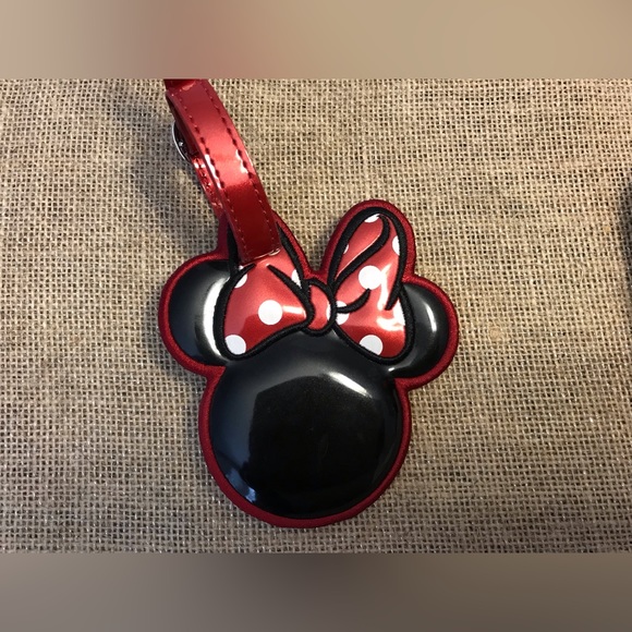 SOLD Disney Minnie Mouse Wallet and matching Fob Black Red White - Picture 2 of 11